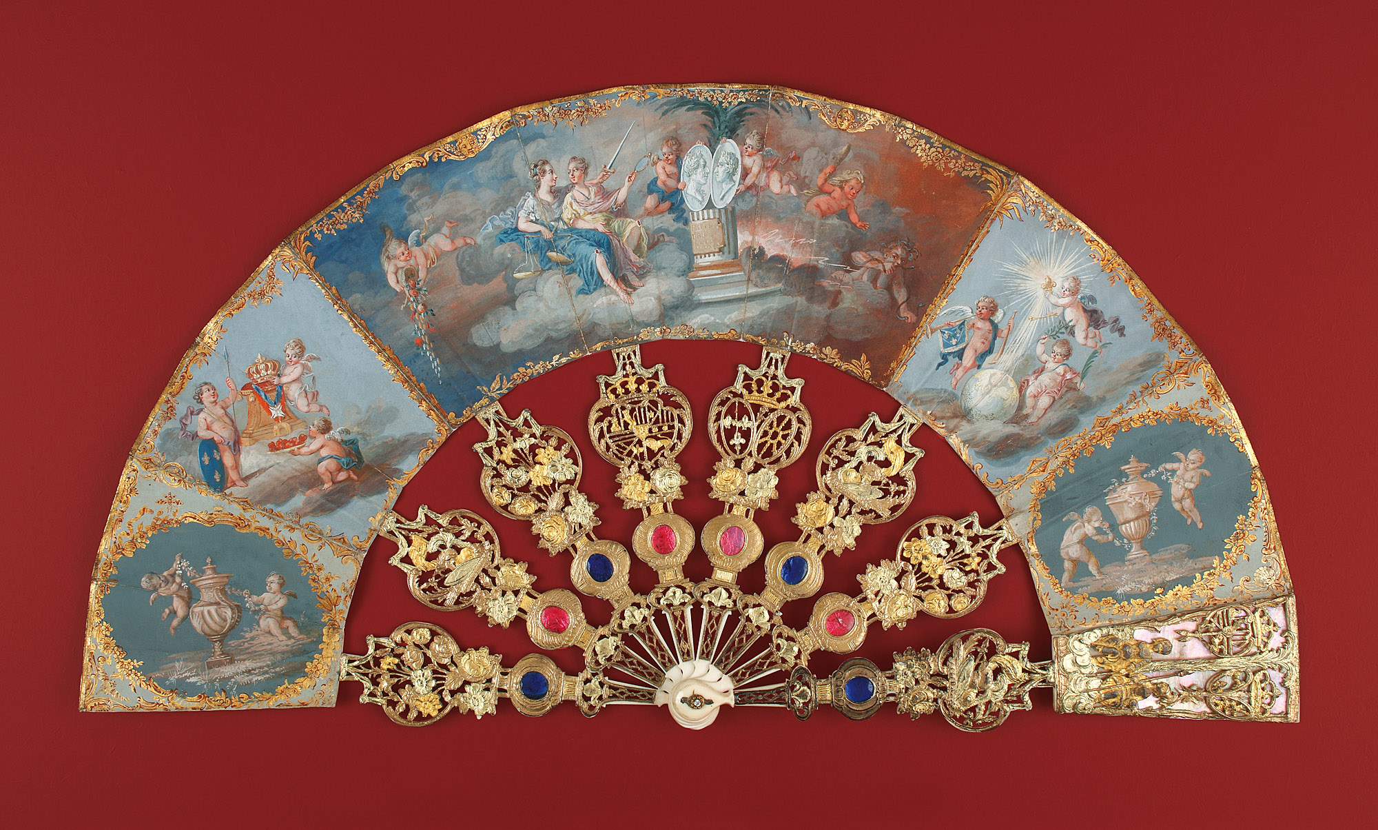 Abanico conmemorativo de la boda de Luis Fernando y Mª Teresa Rafaela