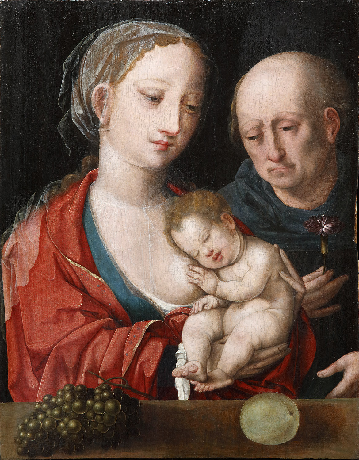 La Sagrada Familia, Maestro del Papagayo (núm. inv. 2815)