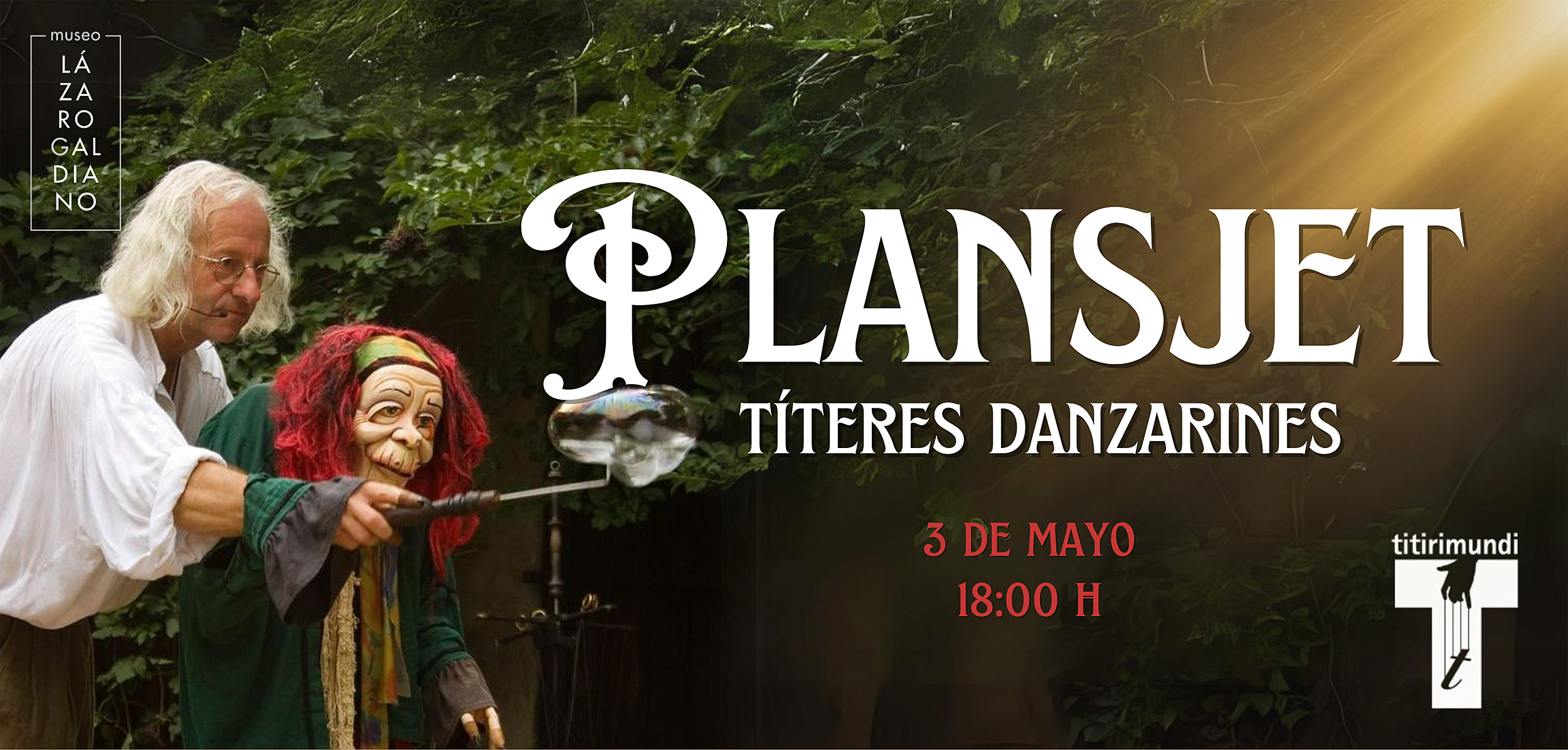 Titirimundi en el Museo Lázaro Galdiano. Plansjet: Títeres danzarines