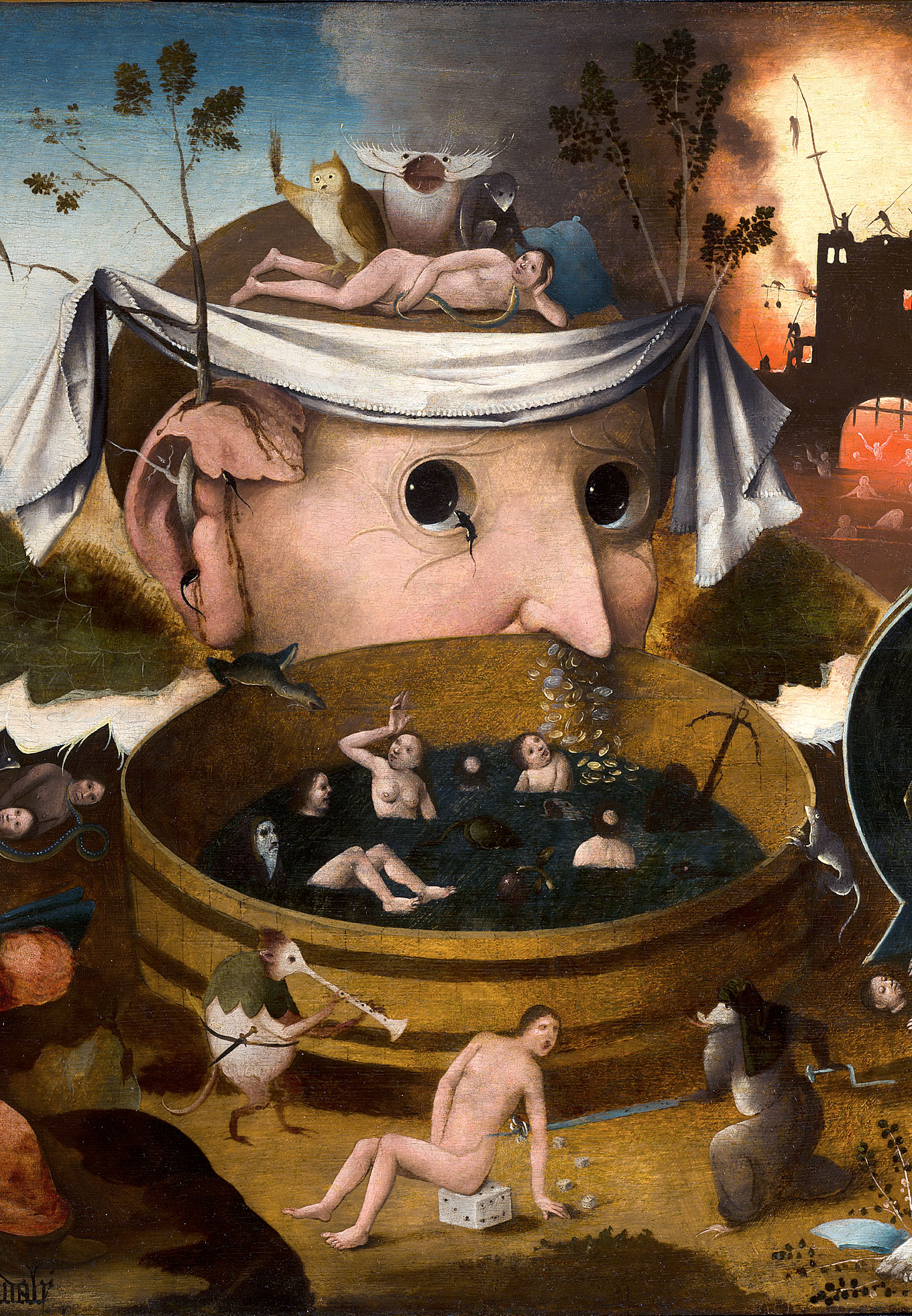 Visión de Tondal, taller de El Bosco (Inv. 2892)