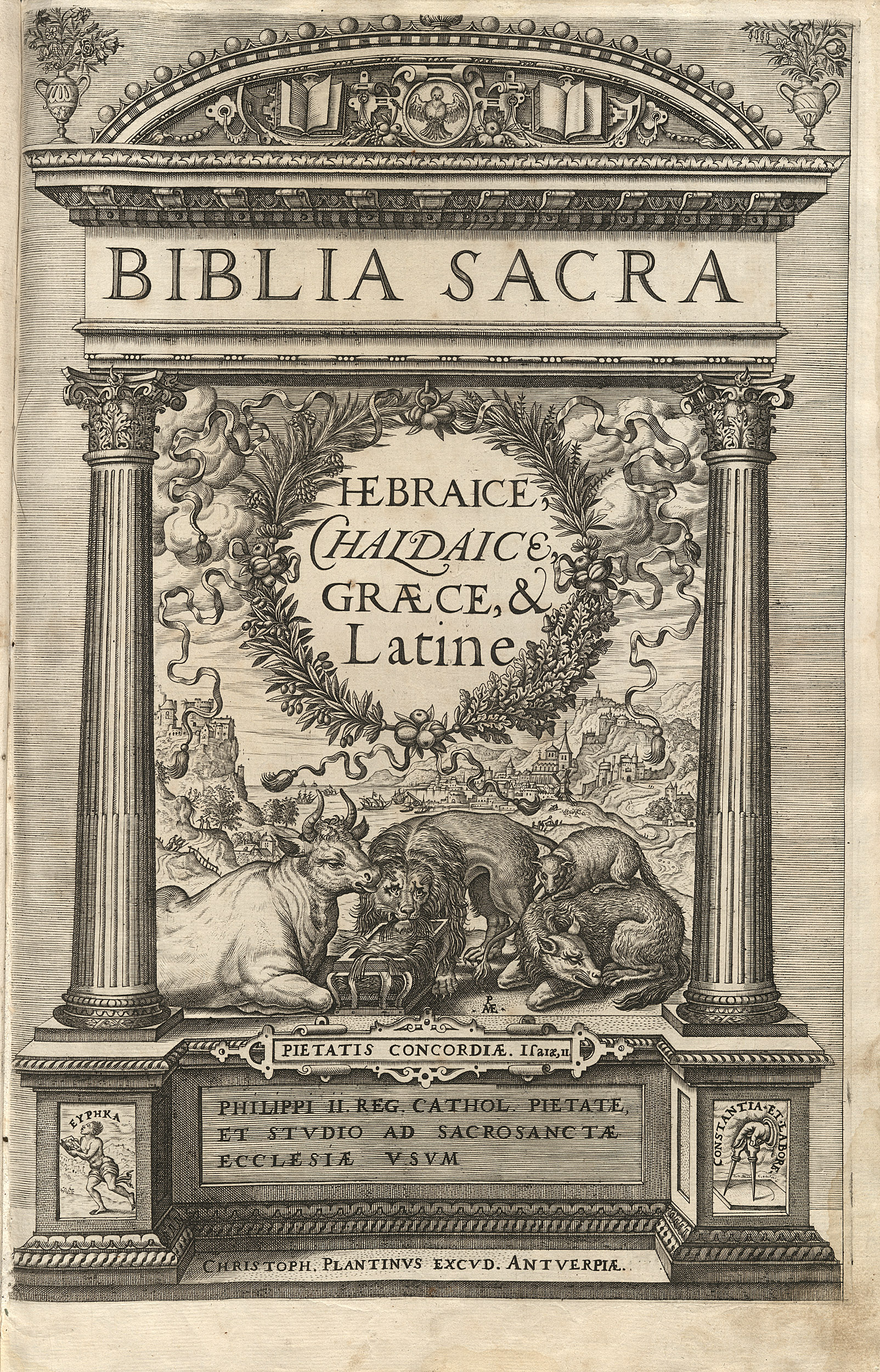 Biblia Sacra Hebraice, Chaldaice, Graece & Latine