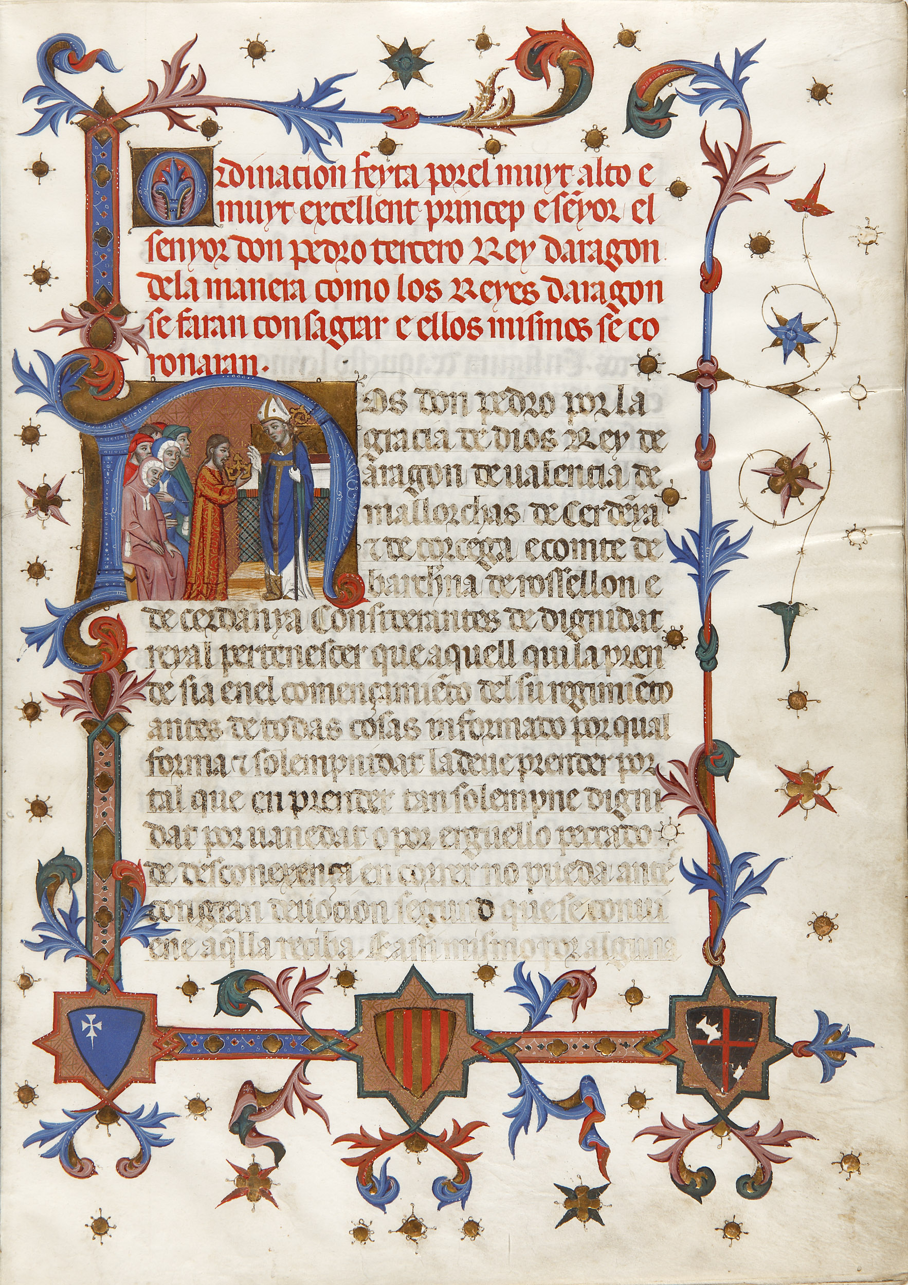 PEDRO IV, REY DE ARAGÓN: Ceremonial de la consagración y coronación de los reyes y reinas de Aragón