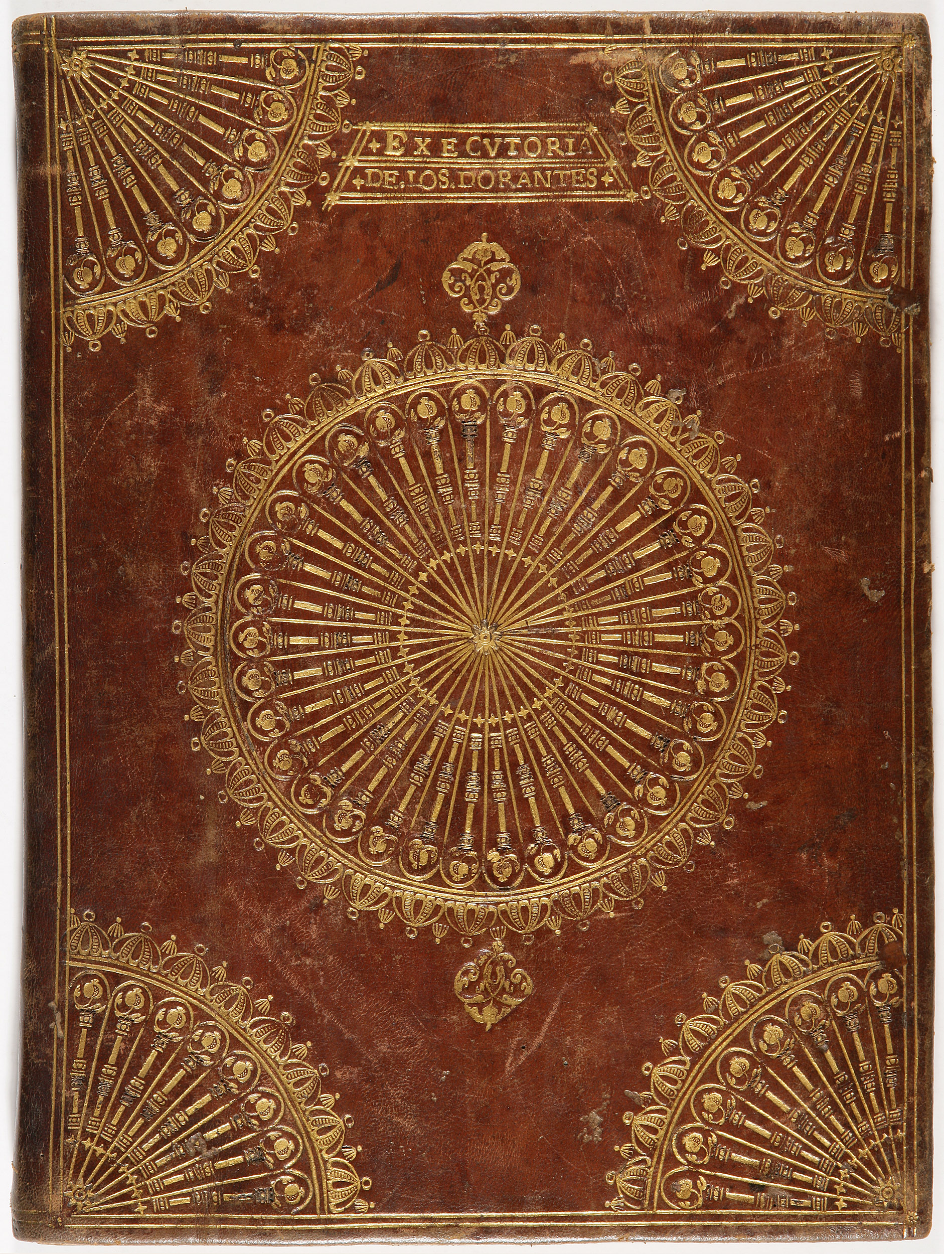 Encuadernación barroca de abanicos