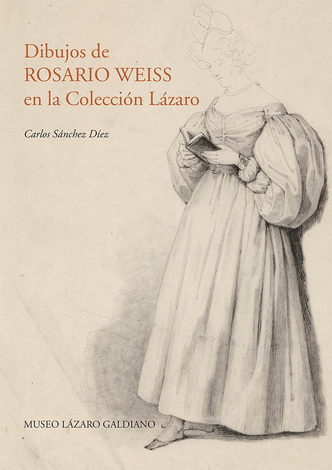 Portada del catálogo "Dibujos de Rosario Weiss en la Colección Lázaro"