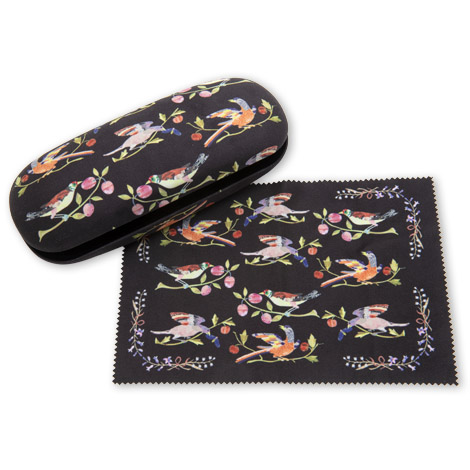 Funda de gafas con detalle de escritorio florentino