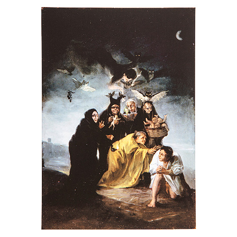 Goya, "El conjuro o Las brujas"