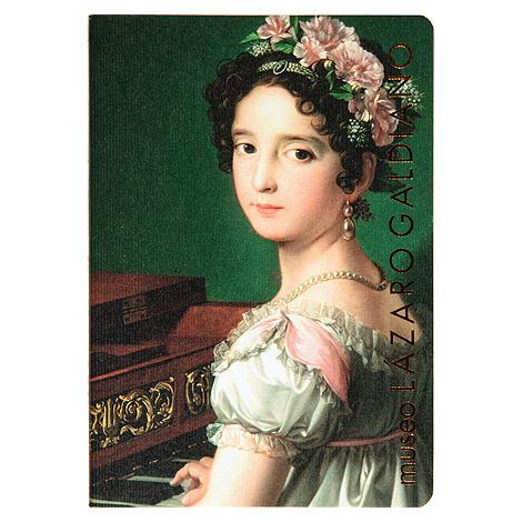Libreta "Manuela González Velázquez tocando el piano"