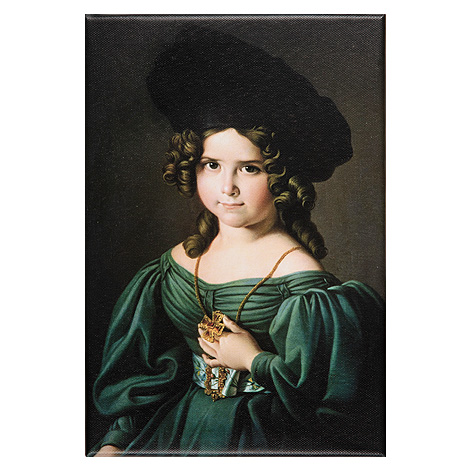 Zacarías González Velázquez, "La niña Matilde Cobos". 20 x 30 cm.