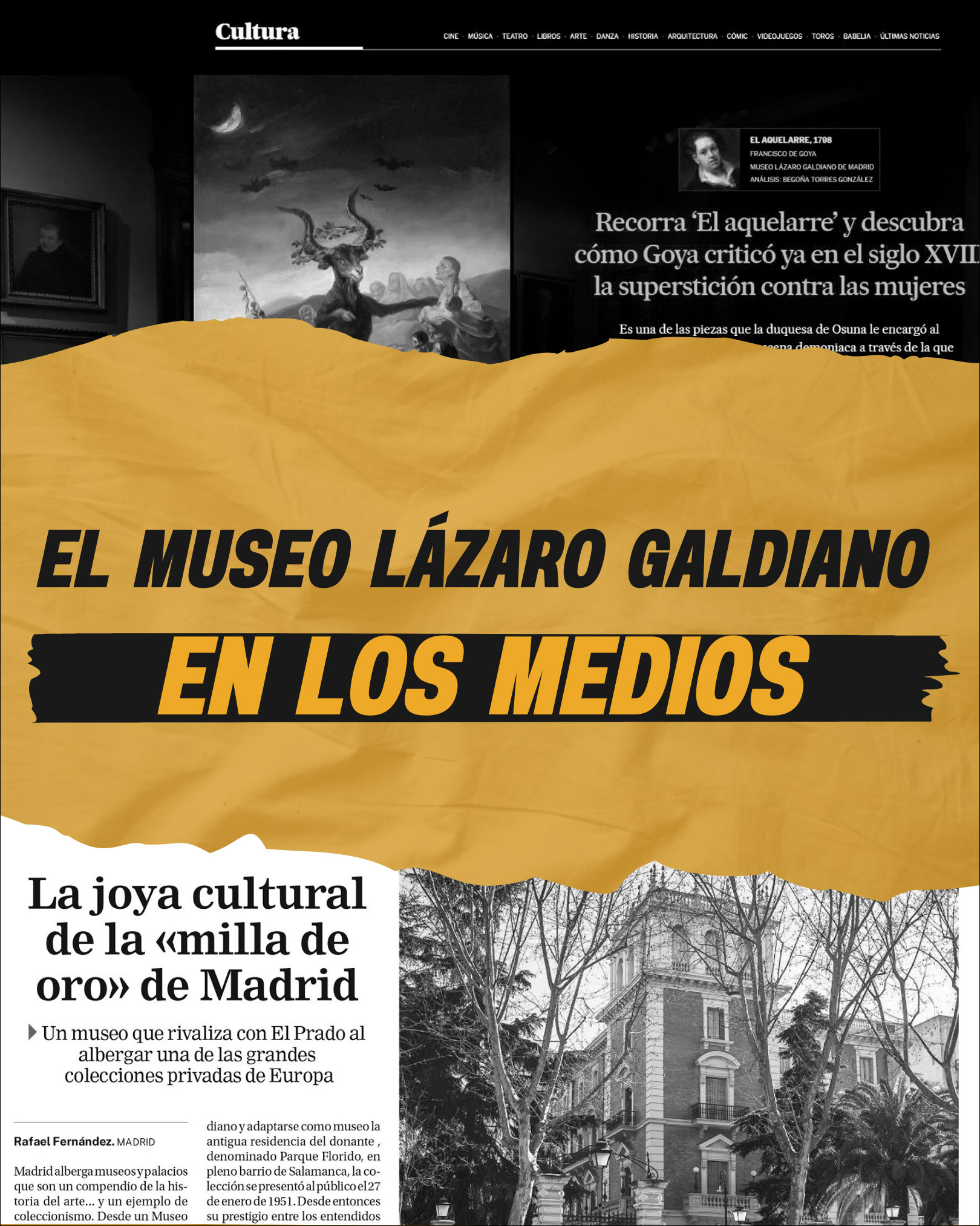 El Museo Lázaro Galdiano en los medios de comunicación