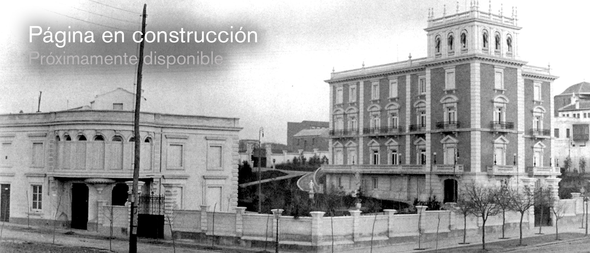 Parque Florido, actual Museo Lázaro Galdiano, a principios del siglo XX