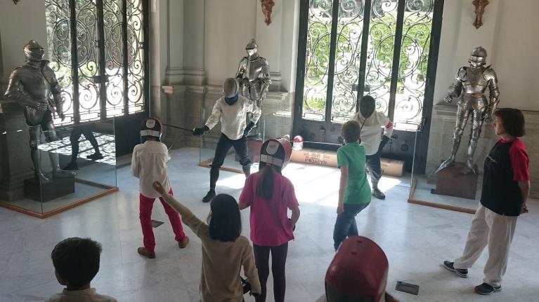 ¡En guardia! Taller de esgrima para niños